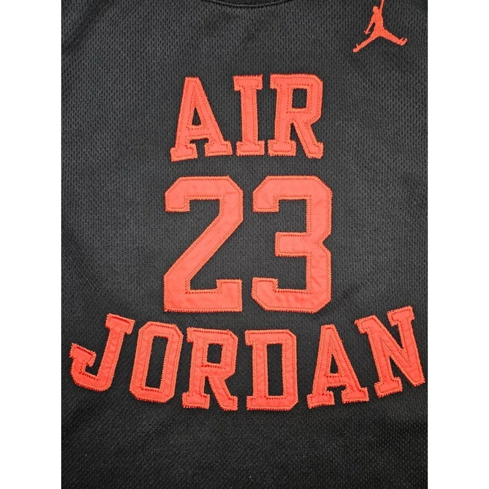 Nike Air Jordan Jersey Youth Large Black Michael 23 Fly Since 1982 Stitched